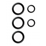 PANZERGLASS Δακτυλίδια προστασίας CAMERA Lens protection HoopS Optic Rings για Samsung GALAXY S24 Ultra 5G 2024 - ΜΑΥΡΟ - PG-1209